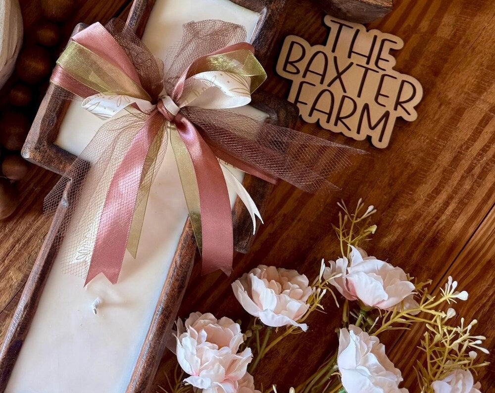 Wooden Dough Bowl Candles